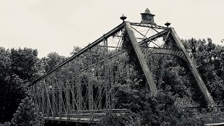 Rare Abandoned Bridge Southwest of Columbus, Ohio, Built 1885, Orient Bridge, Orient, Ohio
