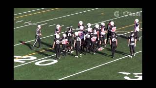 14 year old Canadian linebacker bantam highlights