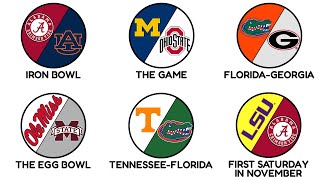 Every College Football RIVALRY Explained in 30 Minutes