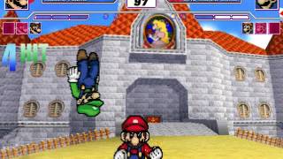 MUGEN Mario vs Luigi Part 9