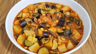 طريقة تحضير طبخة المنزلة (وصفة صيامية نباتية) Best vegan mnazaleh recipe