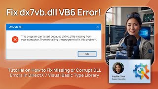 Fix dx7vb.dll VB6 Error!