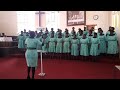 Cranborne RRW Choir performance at the 2018 Area RRW Music festivals at Revelation UMC