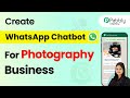 How to Build an AI Agent WhatsApp Chatbot for Photography Business