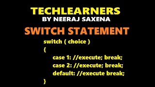 Switch statement in Java