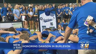Community Honors Memory Of High School Baseball Player Killed In Crash