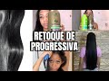 RETOQUE DE PROGRESSIVA SOZINHA | passo a passo