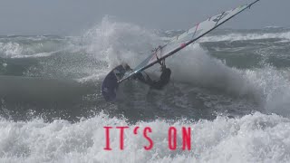 Stormy Windsurfing SHRED// Almerimar (Winter Escape 4.2)