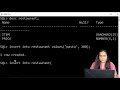 SQL  -DDL and DML Part 1