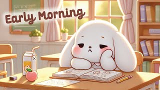 Early Morning Bunny Lofi 😪 3 Hour Happy Lofi Song 🎵 Cute Lofi ✨ cute \u0026 relaxing music 🎧 Lofi Hip Hop