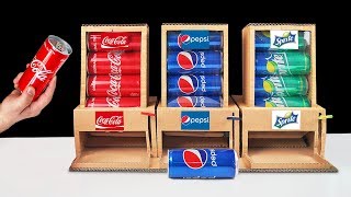 How to Make Coca Cola, Pepsi and Sprite Vending Machine