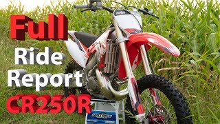 Full Ride Report from My First outing on 2003 Honda CR250R