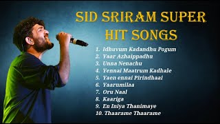 Sid Sriram Super Hit Songs | Tamil Songs | Sid Sriram Melody Songs