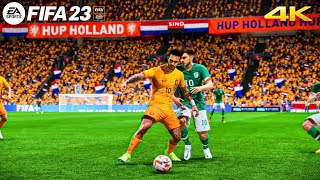 FIFA 23- Netherlands Vs Ireland - UEFA Euro Qualifiers 23/24 Full Match | PS5 Gameplay 4K