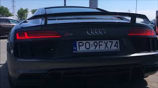 Audi R8 V10 2018 dźwięk silnika ENGINE SOUND