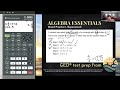 GED® Math: Find Error Solving for Width of Rectangle (1.MP1, Exp, #15)