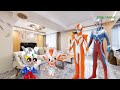 [ULTRAMAN] Hoạt hình Ultraman: Bé Grigio không thành thật khi ngủ khiến bố mẹ ngủ không ngon