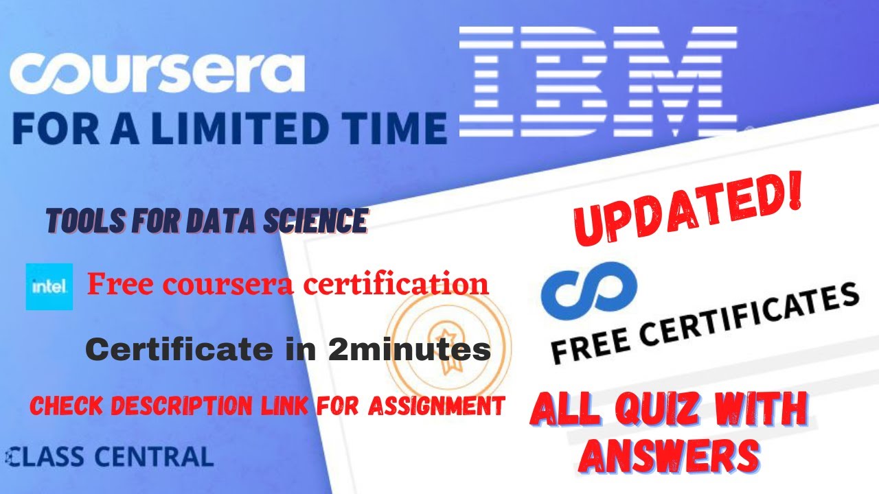 Tools For Data Science, (week1-4) All Quiz Answers.#coursera #learning ...