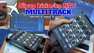 Siyap Kirim ke NTT Multitrack 6 input 4 output #audio #soundsystem