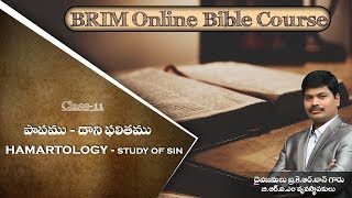 పాపము-దాని ఫలితము? || Online Bible Course|| #brimtv || 29-04-2020