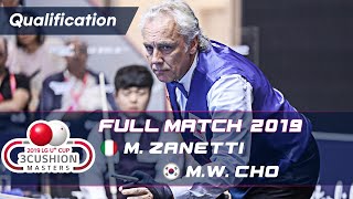 Qualification - Marco ZANETTI vs Myung Woo CHO (2019 LG U+ CUP 3CUSHION MASTERS)