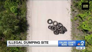 Illegal tire dumping threatens ecosystem \u0026 health in Collier County