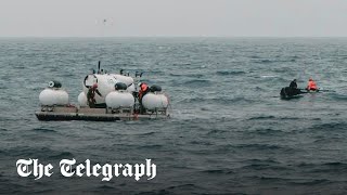 Live: Missing Titanic submersible search efforts update from US Coast Guard