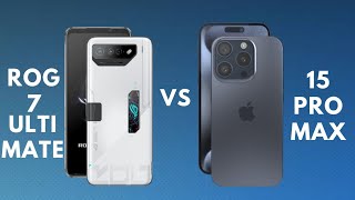 Asus Rog Phone 7 Ultimate vs iPhone 15 Pro Max Full Comparison (2023)