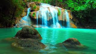 relaxing sleep music for babies with Waterfall sounds, Nature Sounds