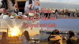 Japan Vlog | eat halal food, liberty statue in japan | find good place in japan | Walk in Japan