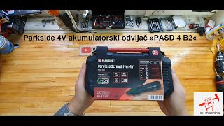 Parkside 4V akumulatorski odvijač »PASD 4 B2« - Test i Recenzija