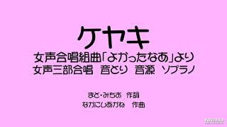 ケヤキ　女声合唱組曲「よかったなあ」より