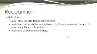 Pattern Recognition course project presentation