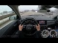 2021 skoda fabia 1.0 tsi evo 110 ps top speed autobahn drive pov