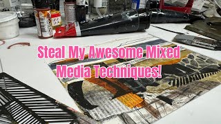 5 Mixed Media Techniques I Use in Almost Every Painting