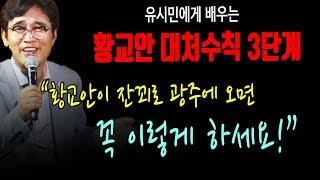 유시민의 황교안 대처법. \