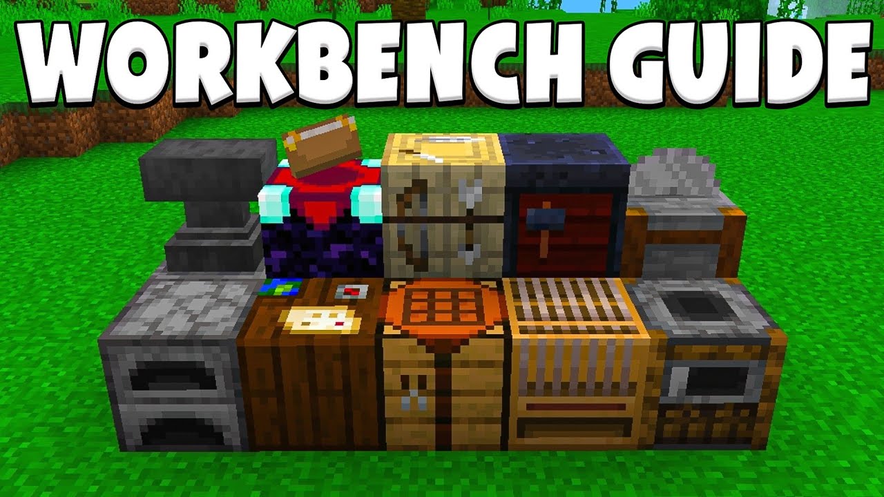 Minecraft All Workbench Guide In Hindiёяфе Every Workbench Use Recipe ёяшн
