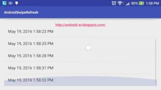 Swipe-to-Refresh ListView using SwipeRefreshLayout