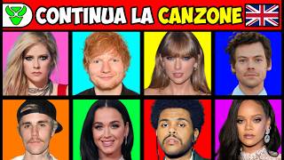 QUIZ - CONTINUA LA CANZONE INGLESE 🇬🇧 🎵 || FINISH THE LYRICS #quiz  #continualacanzone #2024