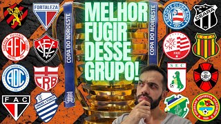 É MELHOR O SEU TIME NÃO CAIR NESSE GRUPO DA COPA DO NORDESTE! COMO E QUANDO SERÁ O SORTEIO?