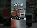 tipper truck 1960~2023 evolution 😈😡. shorts shorts evolution 2023 viralvideos subscribe karen