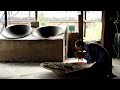 Handmade Puerh tea making