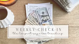 weekly check-in | cash unstuffing | zero based budgeting