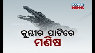 Crocodile Attack Youth While Taking Bath In River In Kendrapara