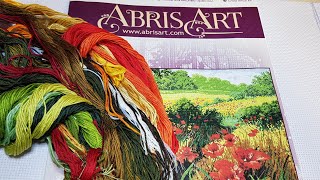 Маковое поле от Abris Art #вышивка