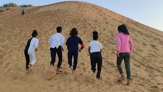 Registhan Running 🏃🏻🏃‍♀️Challenge | रेगिस्तान Running Challenge | Payal Ishu Kunal Mk Studio Vlog