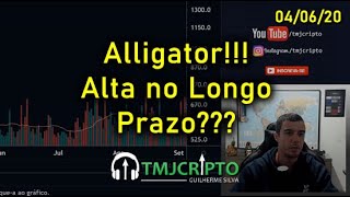 Análise Bitcoin - BTC - 04/06/2020 - Alligator!!! Alta no Longo Prazo???