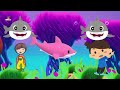 Tiney Ocean Baby Shark's Preschool Rhymes || Baby shark long - Baby shark dance