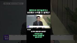 [주식궁금] 팔란티어 테크놀로지스 보유해서 수익 더 낼까?