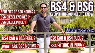 What are BS6 Norms? Buy BS4 or wait? GST on Cars? BS4 \u0026 BS6 Fuel? BS4 Future India? Benefits of BS6?